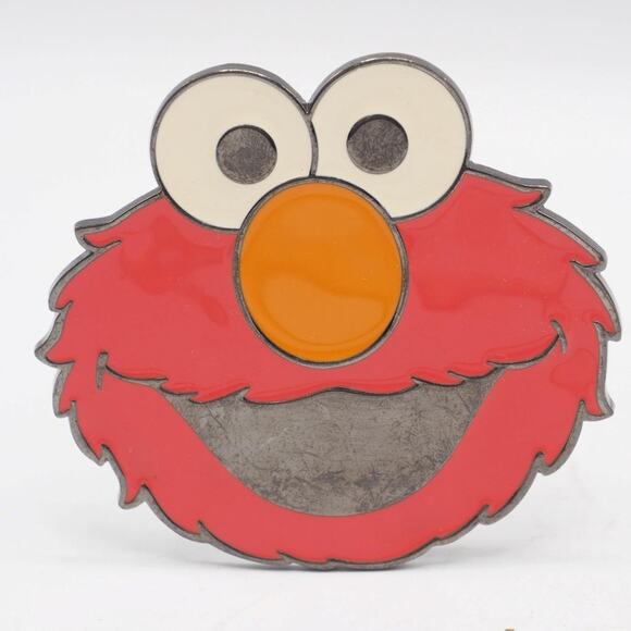Sesame Street Muppets Elmo Enamel Belt Buckle Metal - Picture 1 of 5